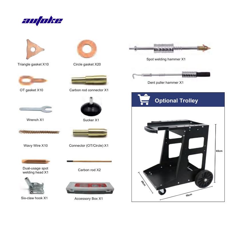 PRO Professional Auto Body Repair Machine Puller's Sheet Metal Dent Repair Equipment
