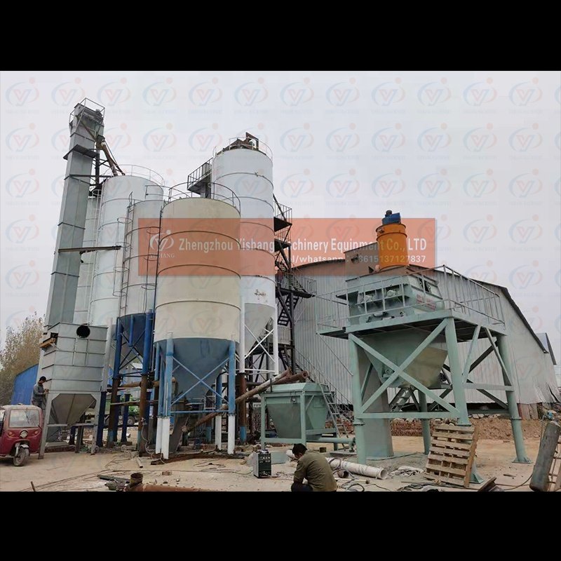 Porcelain Floor Tiles Adhesive Mixing Machine Production Line