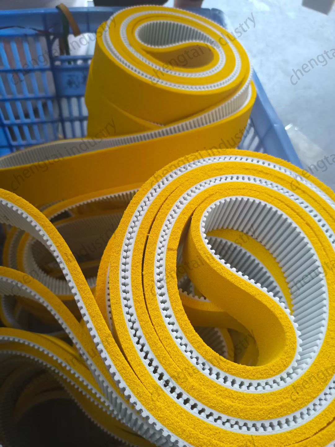 High Quality High density sponge coating Timing Belt for food medical medicine beer machines