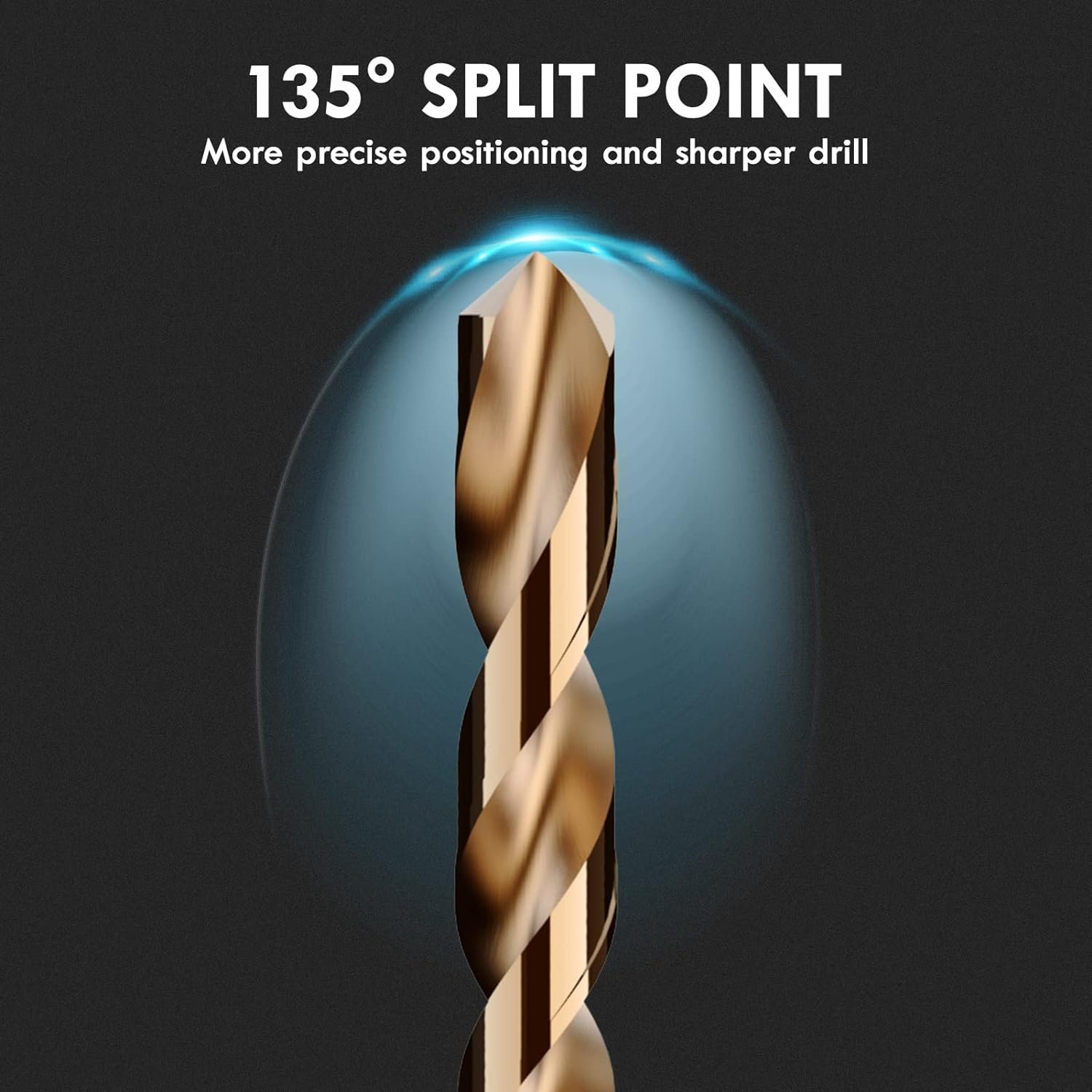 High Quality Power Tool Accessories DIN338 HSS Drill Bits Stainless Steel Metal Spade Gun High Speed Twist Drills Bit Set