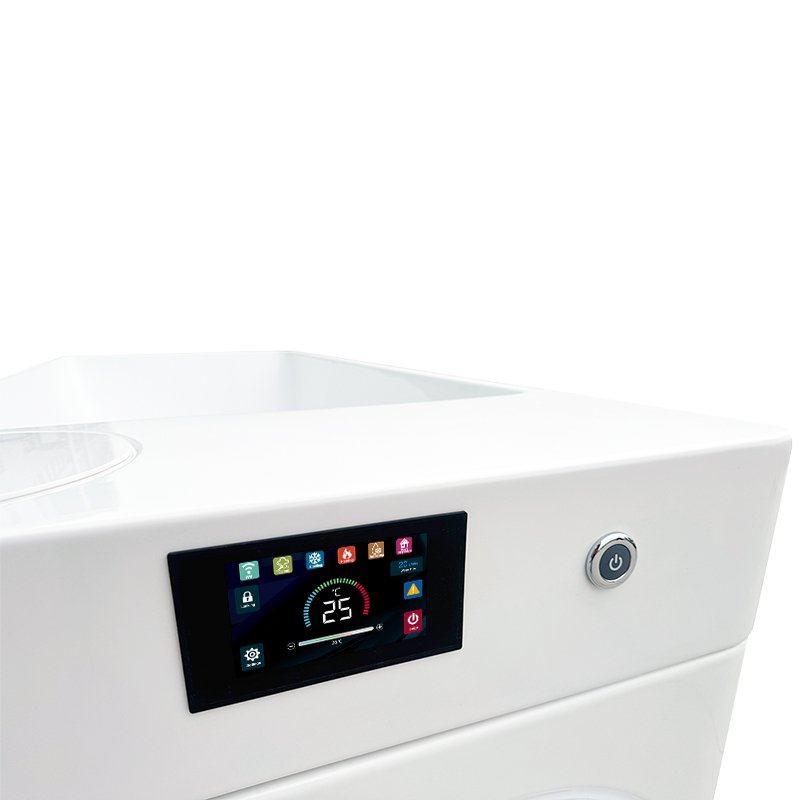Cold Plunge Tub All in One Luxury Acrylic Ice Bath Tub Ozone Disinfection System With 1 Hp Water Chiller