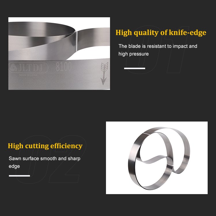 High Frequency Welded 65Mn SK5 SKS51 75Cr1 80CrV2 Non-Woven Fabric Cutting Alloy Steel Band Knife Foam Cutting Machine