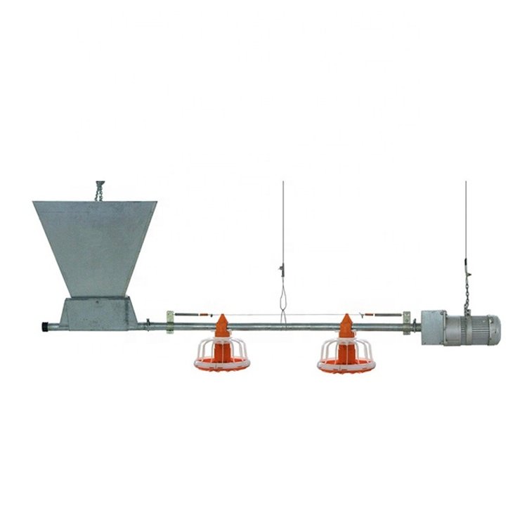 Auto Pan Feeder for Chicken Poultry Feeding Line Chicken House Automatic Farms PP Material BM-14/16 Carton Box CE Provided 2.3