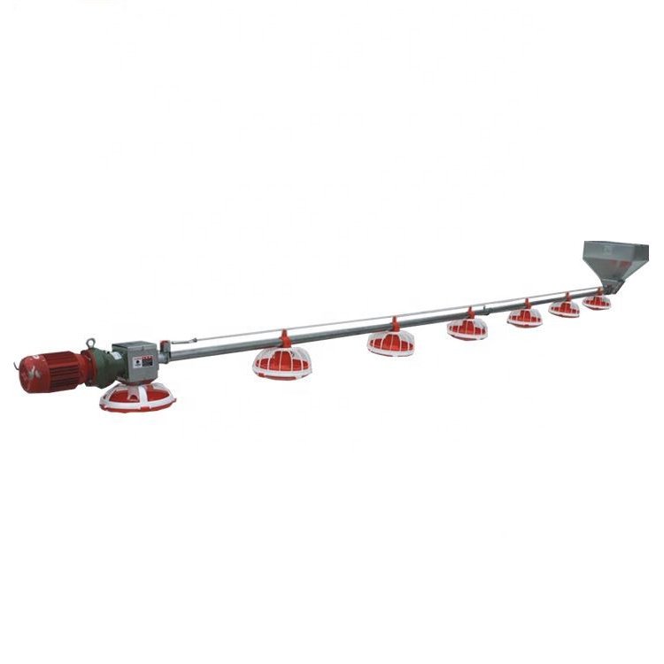 Auto Pan Feeder for Chicken Poultry Feeding Line Chicken House Automatic Farms PP Material BM-14/16 Carton Box CE Provided 2.3