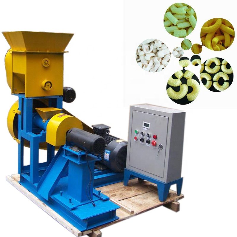 Fully Automatic Puffed Corn Grain Rice Making Food Snacks Extrusion Machine for Auto Home Puffing Machinery Prices