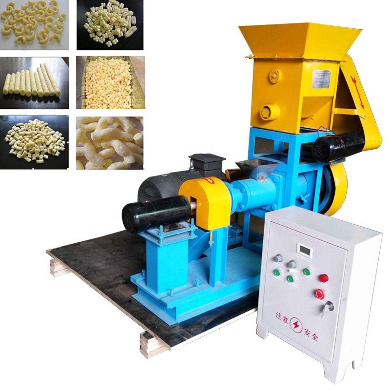 Fully Automatic Puffed Corn Grain Rice Making Food Snacks Extrusion Machine for Auto Home Puffing Machinery Prices