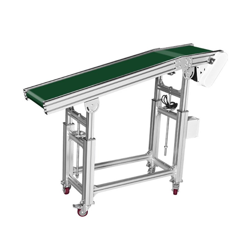 Adjustable speed conveyor belt automatic industrial transmission belt conveyor belt food grade conveyor