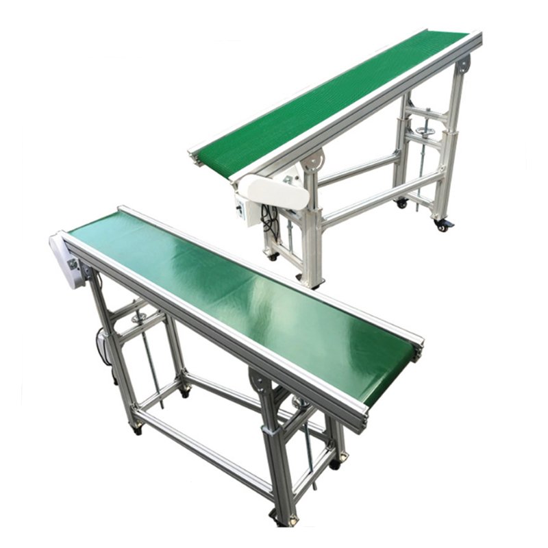 Adjustable speed conveyor belt automatic industrial transmission belt conveyor belt food grade conveyor