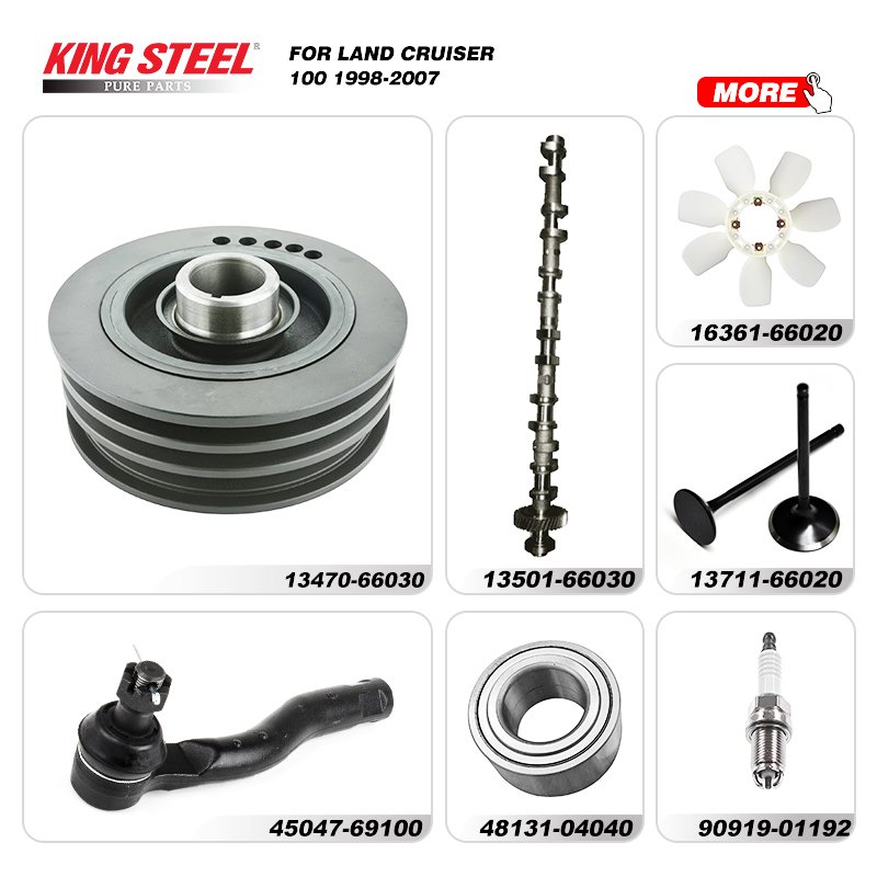 KINGSTEEL Engine Chassis Electrical Body Aftermarket OEM Car Spare Parts Auto Parts For TOYOTA LAND CRUISER 100 1FZFE FZJ10 1998
