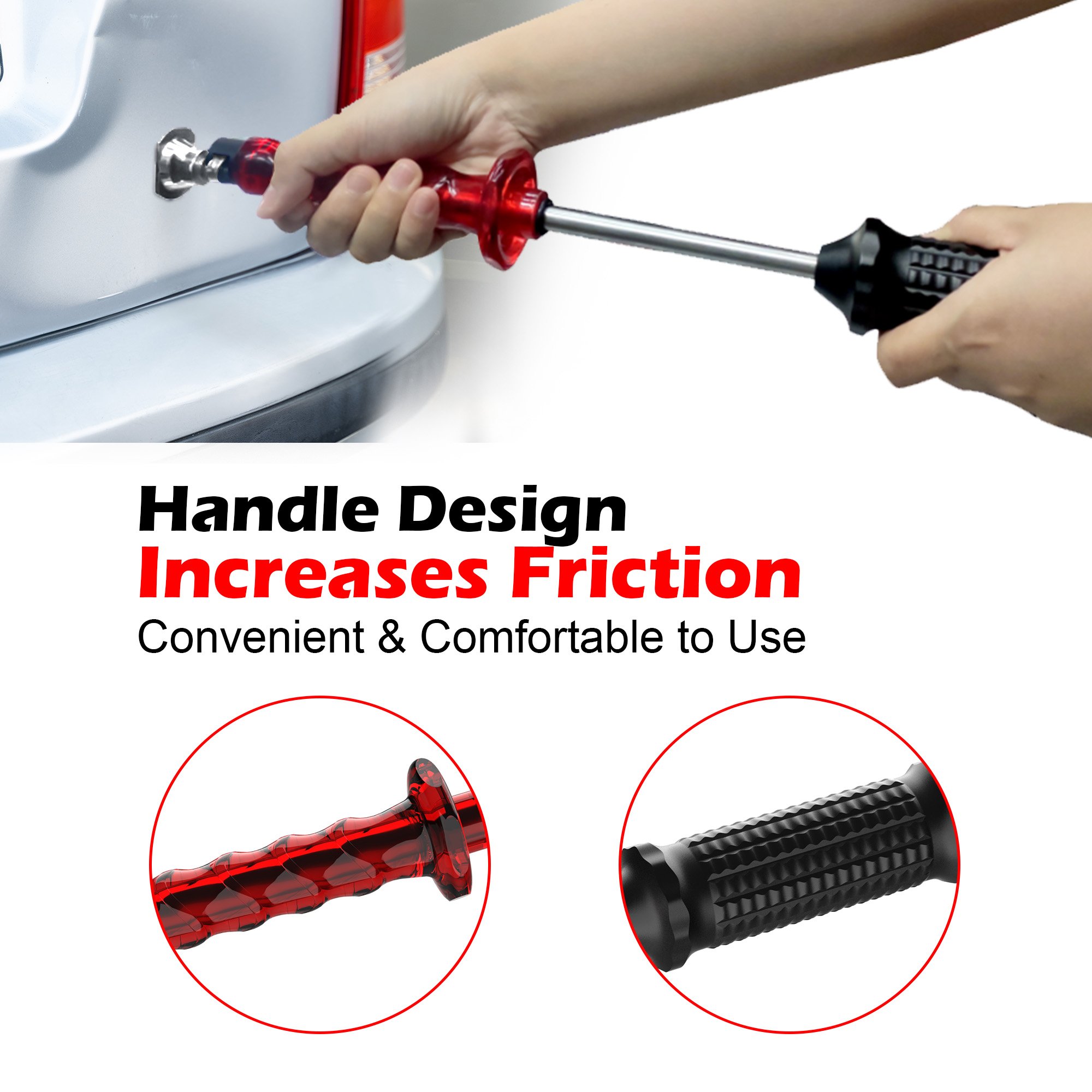 Newest Hail Slide Hammer Dent Puller PDR Sliding Hammer with Cold Glue for Paintless Dent Removal and Hotbox