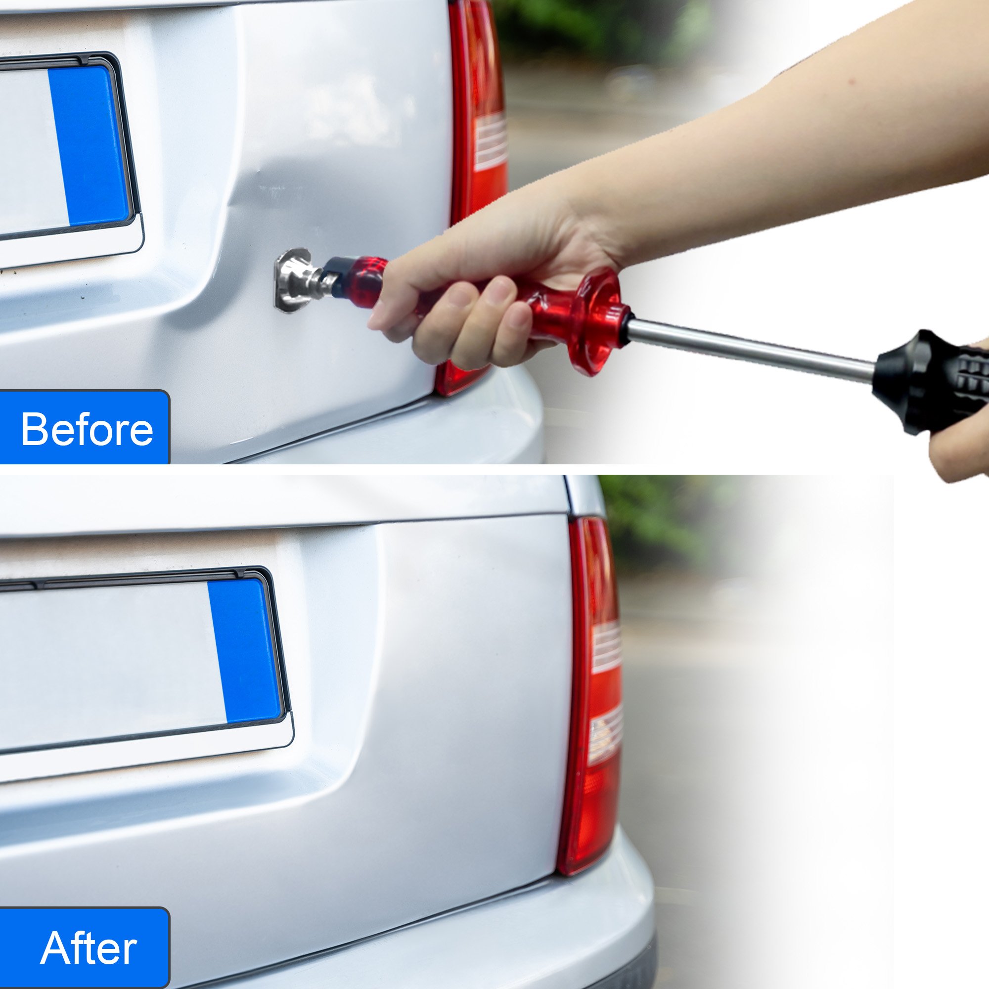 Newest Hail Slide Hammer Dent Puller PDR Sliding Hammer with Cold Glue for Paintless Dent Removal and Hotbox