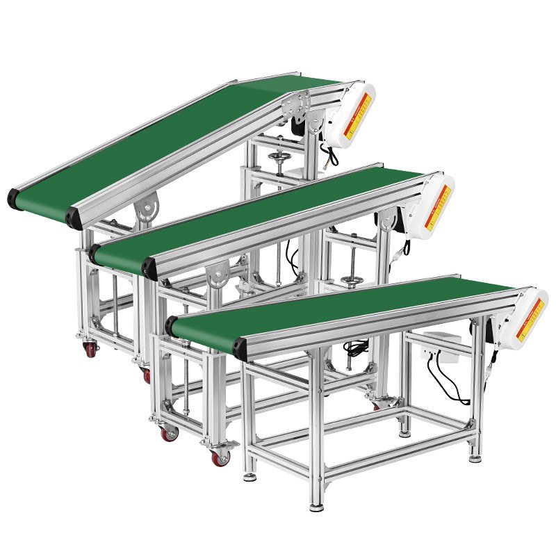 Small Assembly Line Machine Food Grade Climbing Turn Conveyor Belt Aluminum Profile Express Logistics Belt Injection Molding New