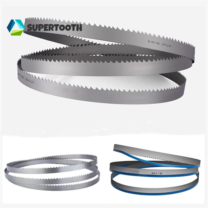 Durable Quality Bimetal Bandsaw Blade Metalworking Industrial OEM Customizable-Hot Press Laser Welded Saw Machine Cutting Tool