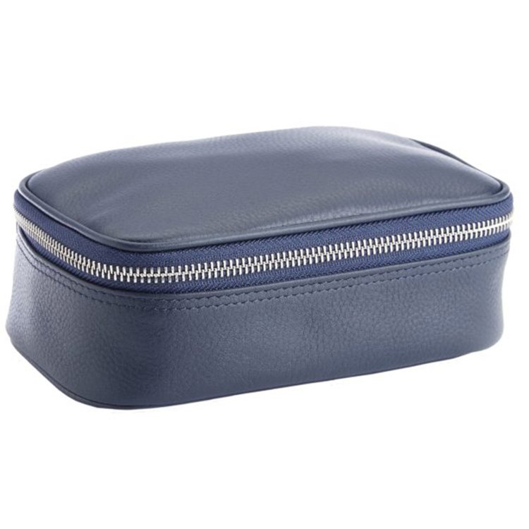Small Tool Bag Leather Electronic Travel Cable Organizer Tech Gadgets Carrying Pouch Holder For Cord Phone Chargers Power Bank