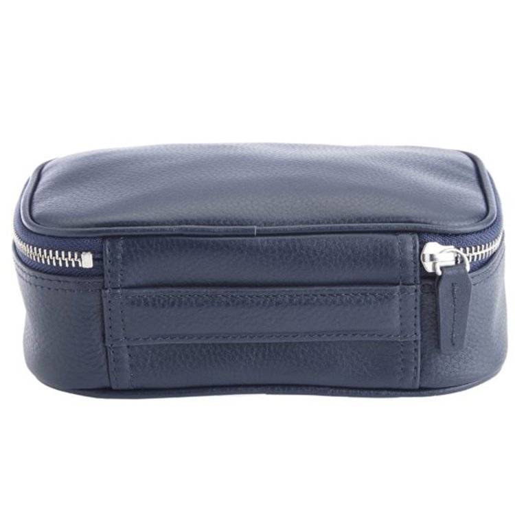 Small Tool Bag Leather Electronic Travel Cable Organizer Tech Gadgets Carrying Pouch Holder For Cord Phone Chargers Power Bank
