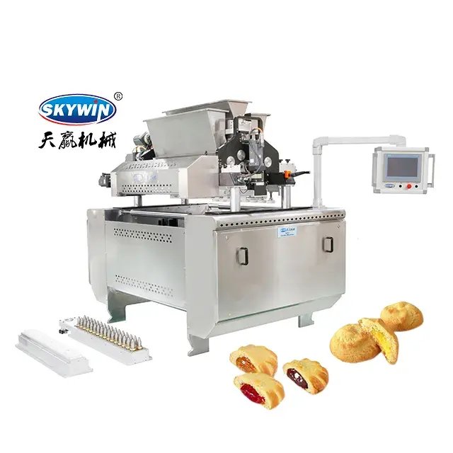 Skywin Multi Function Automatic Two Colors Cookie Making Machine Two Colours Cookies Maker Produce Biscuit Cookie Equipment