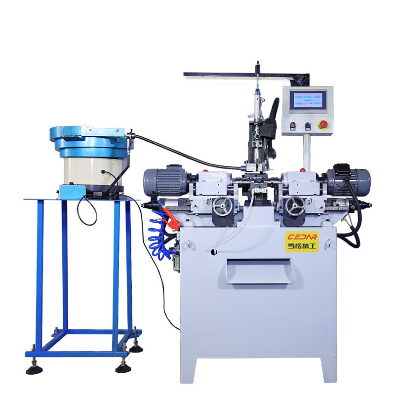 30 hydraulic double-head pneumatic chamfering machine for flattening the ends of metal pipes