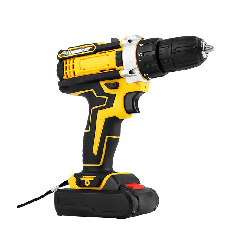 Powerful Brushless Motor 21V Cordless Drill Set Li-Ion Battery Charger for Home Tool Kit