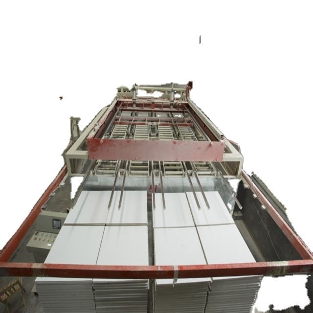 PVC coated gypsum board ceiling production line.Gypsum ceiling equipment PVC veneer plaster ceiling production line.