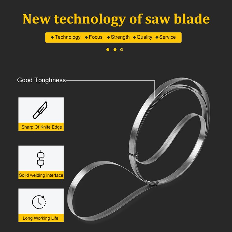 Factory Direct Sale Support custom High carbon steel Band Knife Blade for Underwear Factory