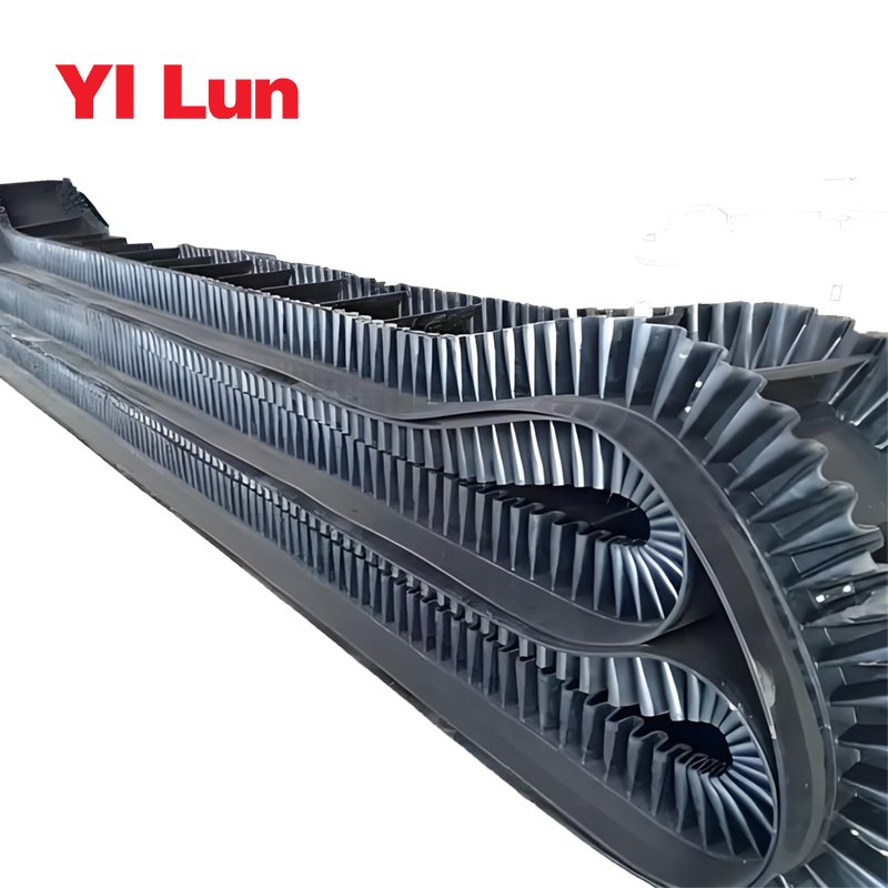 Industrial Heat Resistant 18MPa Ep Fabric Rubber Conveyor belt/edge Conveyor belt/V-shaped transmission Crusher Conveyor belt