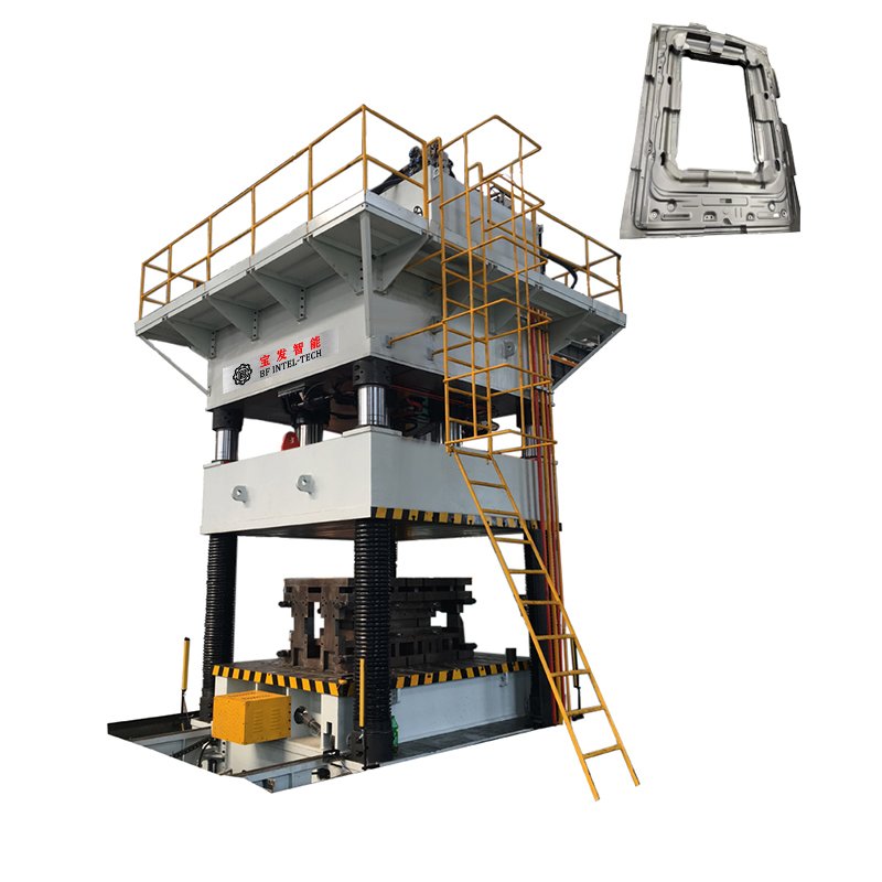 Metal Stretching Forming Four Column Hydraulic Press 1000 Ton Automotive Electric Vehicle Door and Body Pressing Hydraulic Press