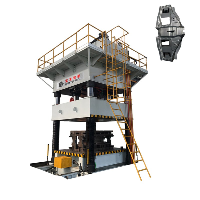 Metal Stretching Forming Four Column Hydraulic Press 1000 Ton Automotive Electric Vehicle Door and Body Pressing Hydraulic Press