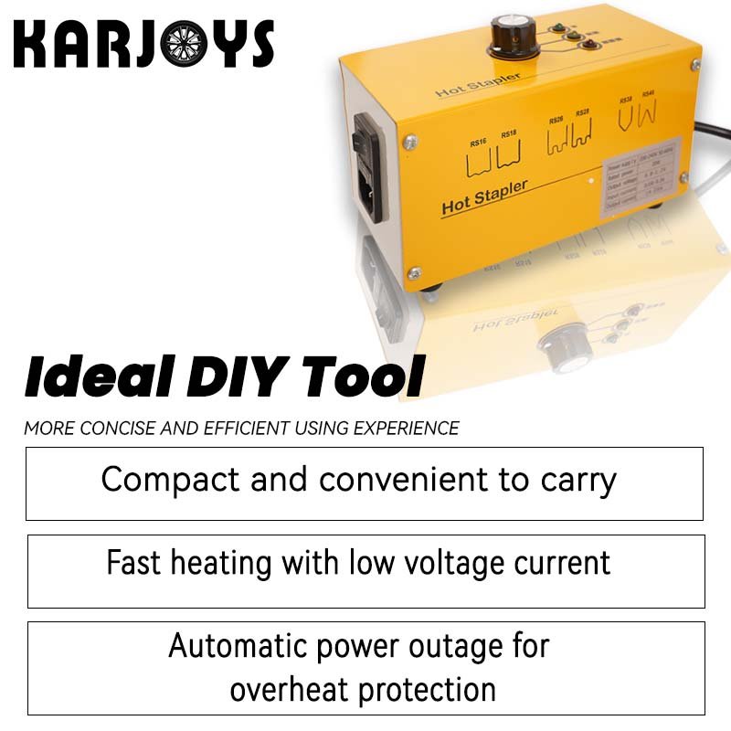 Portable Hot Stapler Plastic Welding Machine Car Bumper Repair Kit
