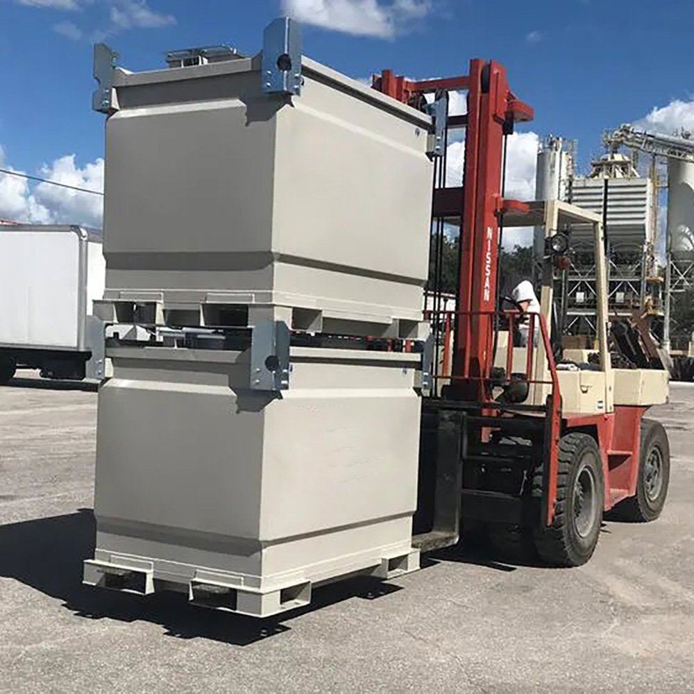 Sumac 552 Gallon Metal Steel Fuel Cube Tank Suitable for Store Diesel, Gasoline, Aviation Fuels, Diesel and Oil Transfer Tank