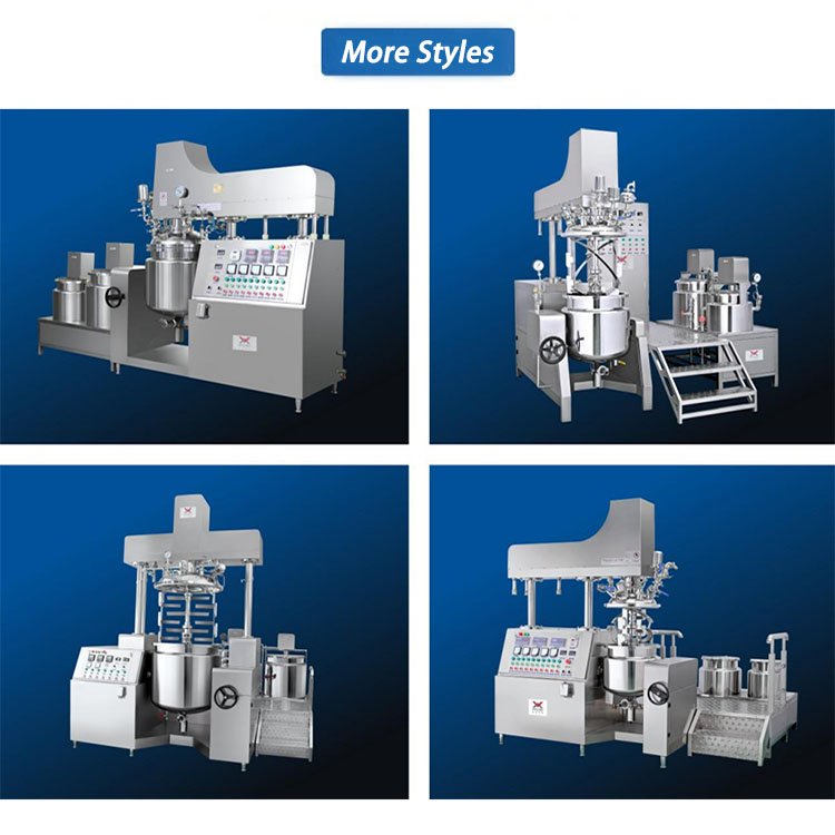 Cosmetic Machinery Cream Manufacturing Equipment Facial Body Lotion Maker Making Mixer Vacuum Homogeneous Emulsifying Machine