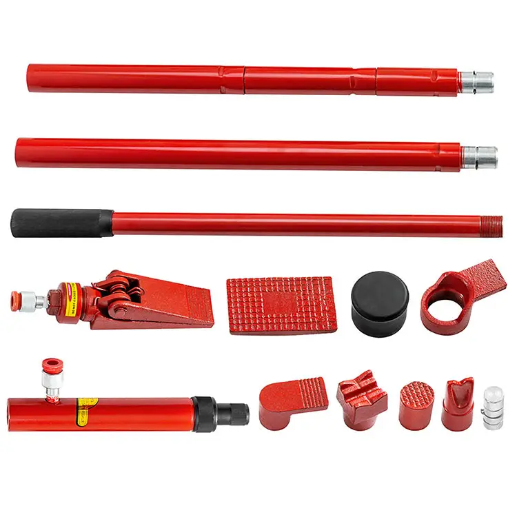4 Ton Porta Power Hydraulic Jack Repair Kit Portable Auto Body Frame Repair Equipment with CE Metal for Case for Vehicle