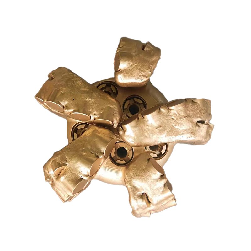 8 1/2" Diamond Pdc 5 Blades Cutter Blade Water Well Drilling Equipment Tools Bits