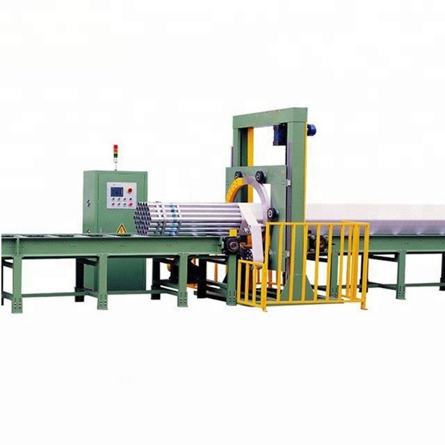 Door Pipe Packaging Equipment Auto Cabinet Film Wrapping Machine