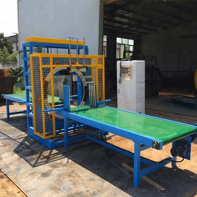 Door Pipe Packaging Equipment Auto Cabinet Film Wrapping Machine