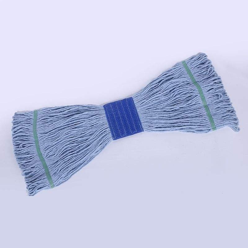 Professional Wide Headband Cotton Mop Head Replacement Refill Loop End Wet Mops for Floor Cleaning