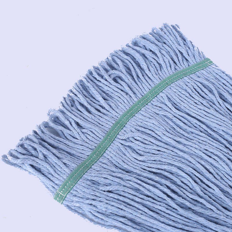 Professional Wide Headband Cotton Mop Head Replacement Refill Loop End Wet Mops for Floor Cleaning