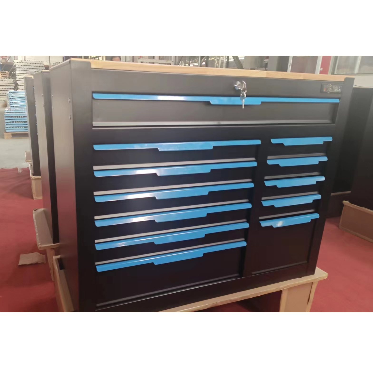 12 Drawer Tool chest Workshop Mechanic Tool Trolley Workshop Roller Garage Rolling Tool Cabinet