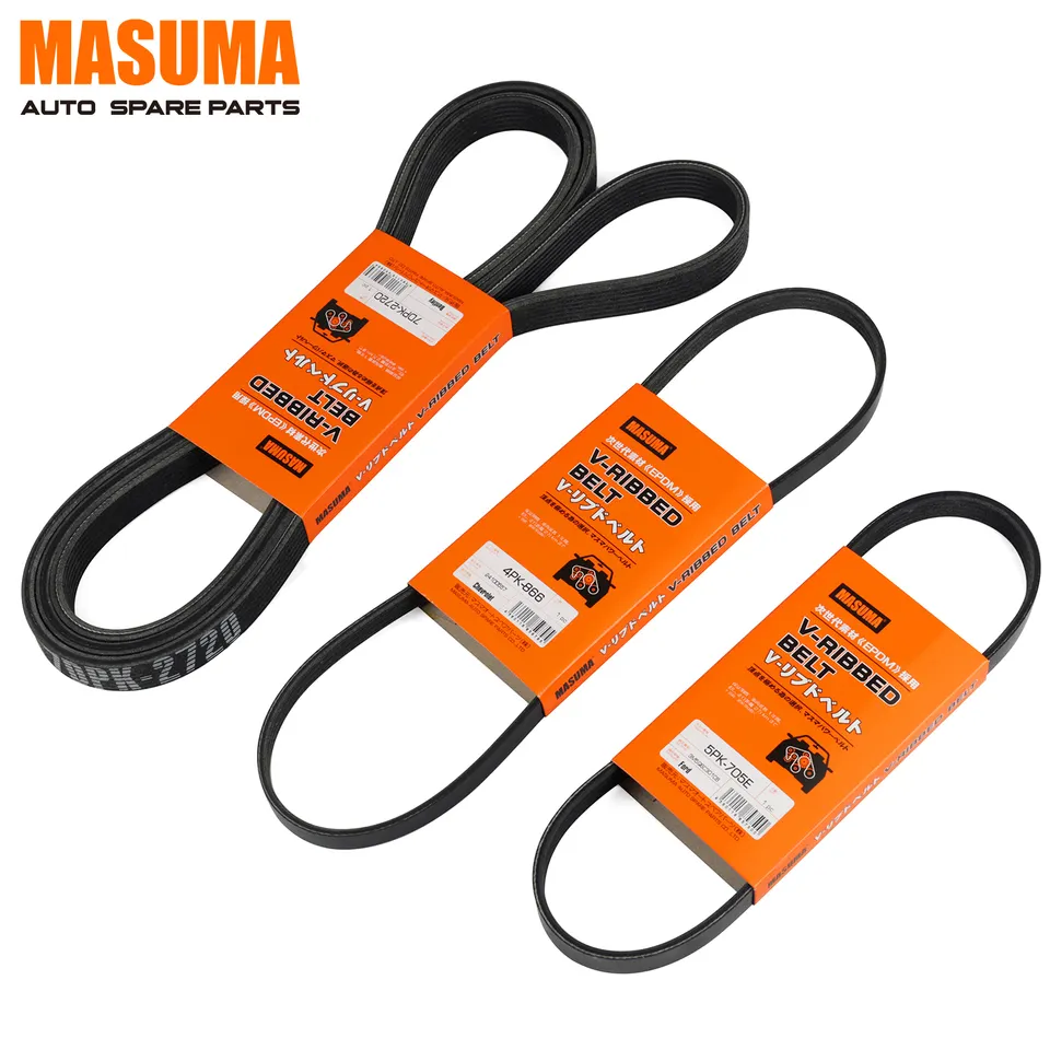 MASUMA 6PK-1110 Factory Hot Sale Transmission Belts Ribbed PK Belt Rubber Belt 6PK 7PK 8PK