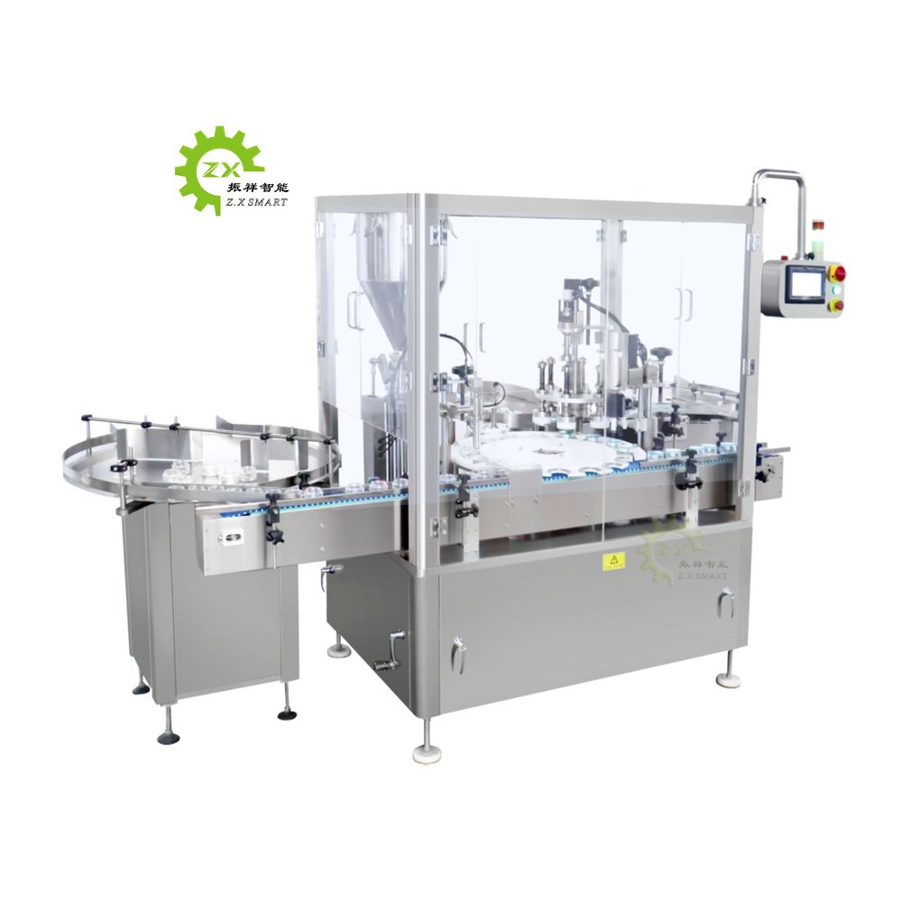 ZXSMART Fully Automatic Eye Drops Cream Lotion Essential Oil Capping Filling Machine