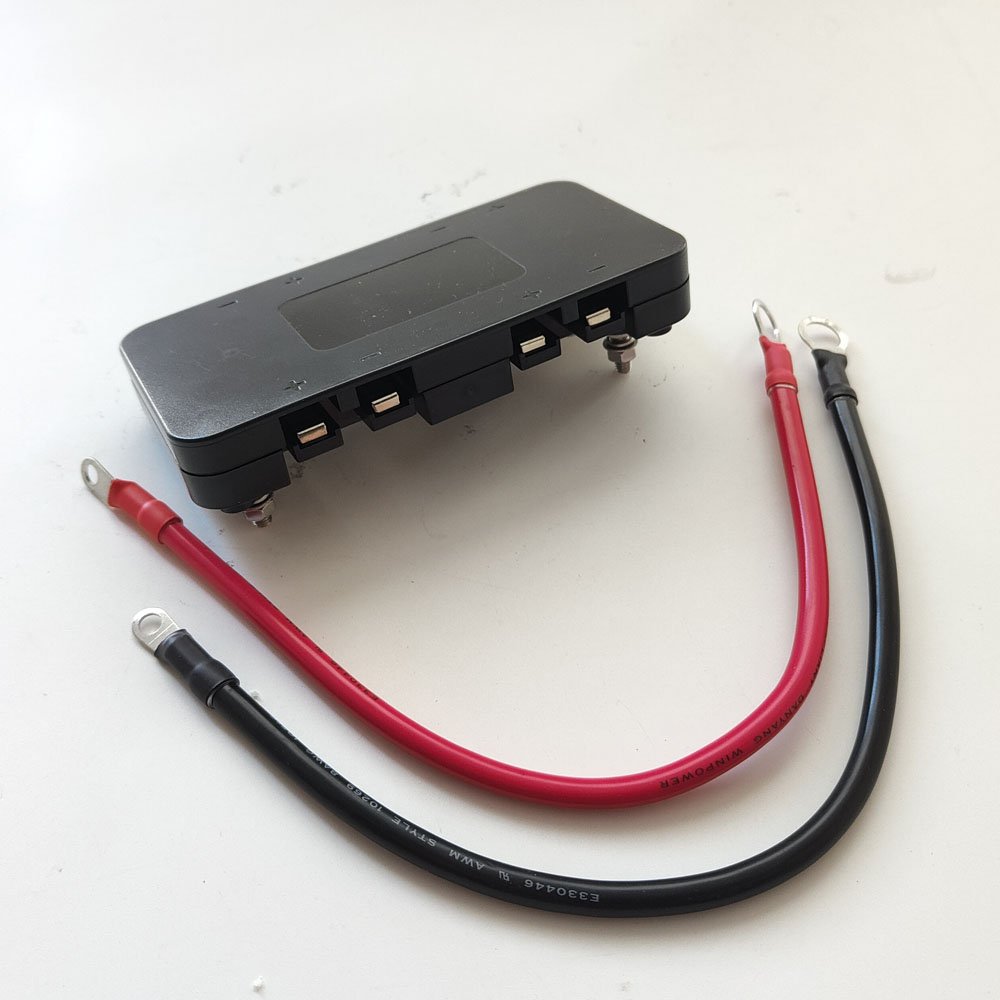 Patent Design DIY 4 An derson Port 2x300mm 8GA Power Cables Wiring Terminals Battery Box Accessories With Install Screw