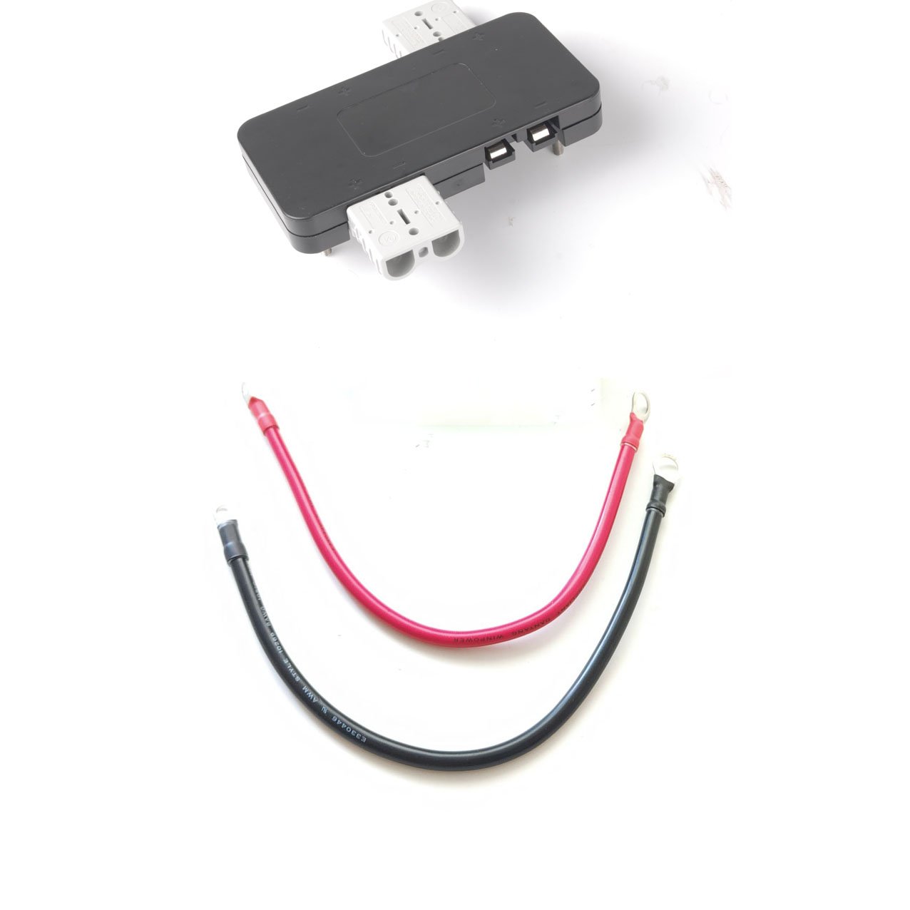 Patent Design DIY 4 An derson Port 2x300mm 8GA Power Cables Wiring Terminals Battery Box Accessories With Install Screw
