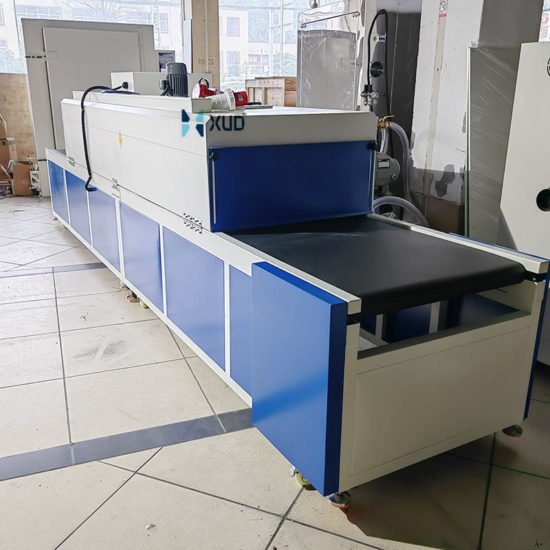 Tunnel-type continuous hot air conveying dryer curing oven conveyor belt type hot air tunnel furnace infrared drying tunnel