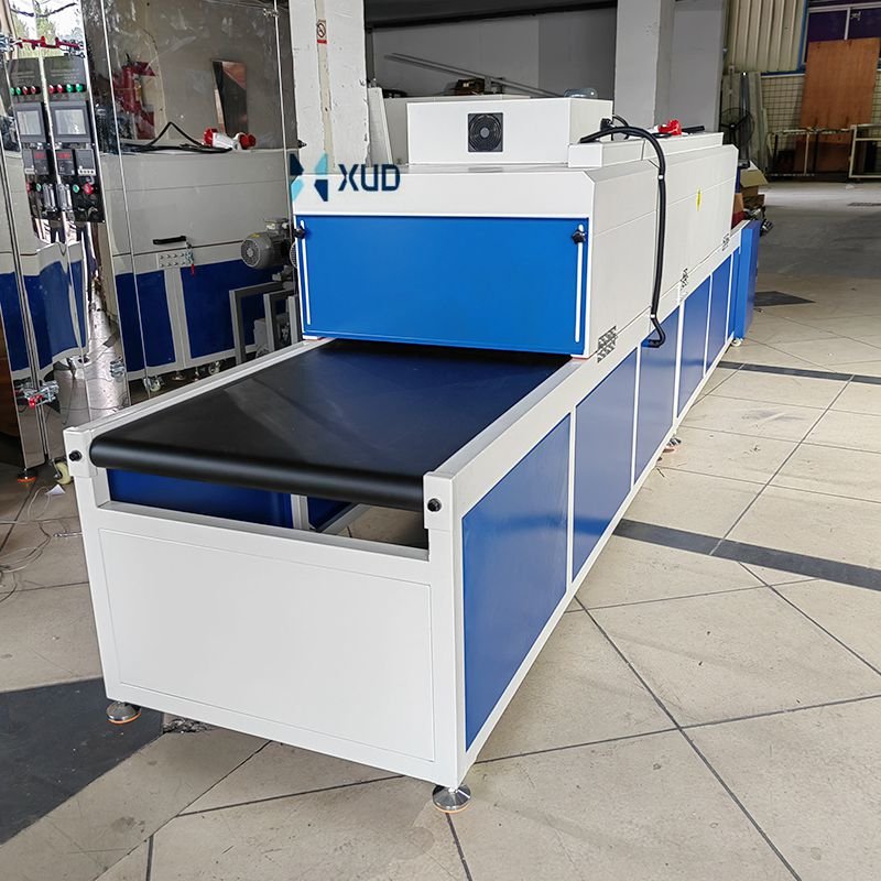 Tunnel-type continuous hot air conveying dryer curing oven conveyor belt type hot air tunnel furnace infrared drying tunnel