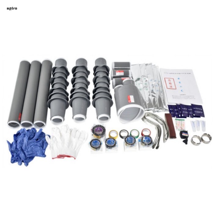 15kv Three Core Cold Shrink Cable Accessories Silicone Rubber Termination Or Joint Kit For Power Cable With Extruded Insuilation