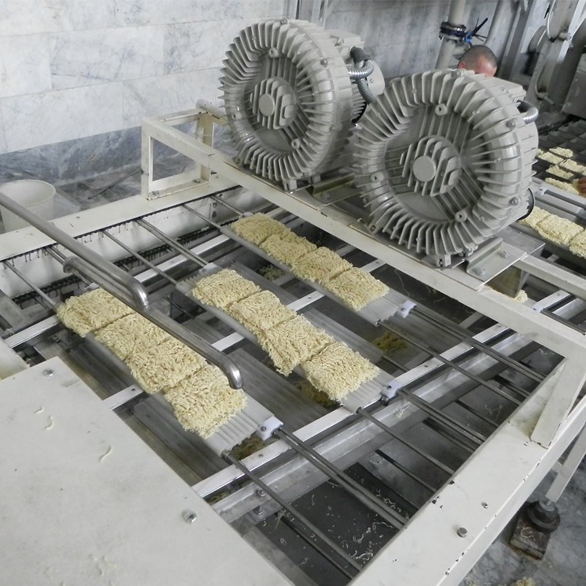 Large Scale Automatic Fried Instant Noodle Production Line