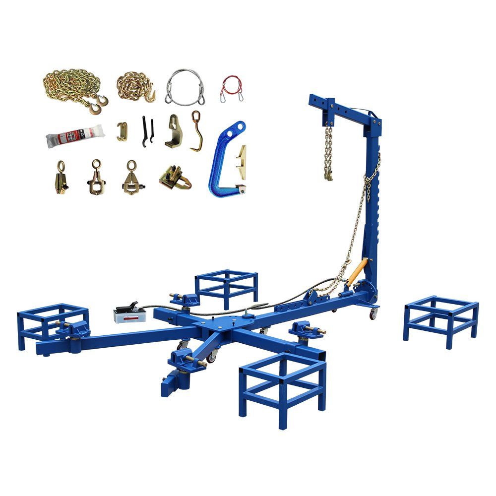 TFAUTENF Ce Certified Auto Body Frame Straightening Machine / Car Body Repair Equipment 4s Workshop Use / Portable Car Bench
