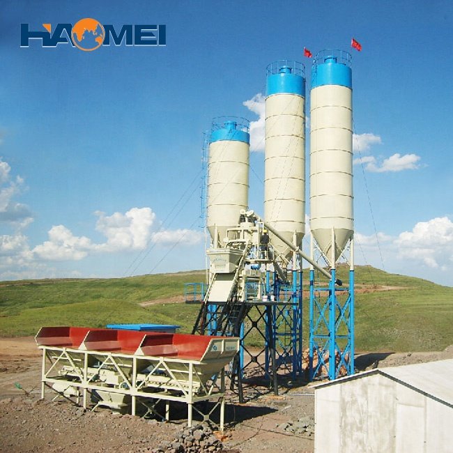 Fully Auto Control Mini Concrete Batching Plant Price 120 Trailer in Turkey for Pre Cast