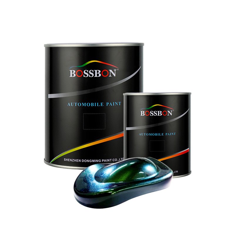 JCL016# Chameleon Car Paint Automotive Repair Coating Grass Green - Dark Blue Polyurethane Acrylic Car Refinish Paint