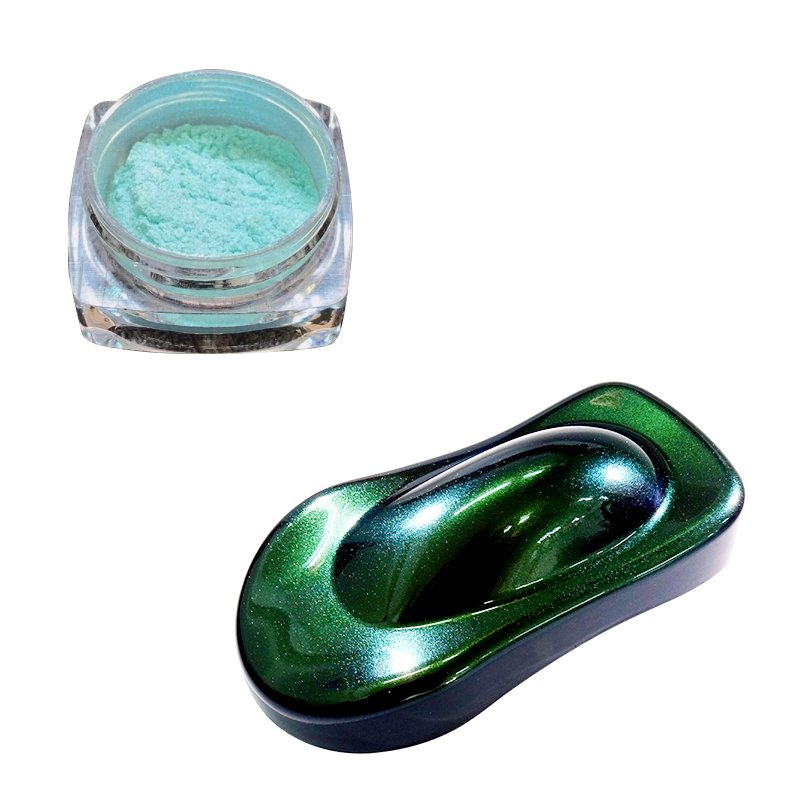 JCL016# Chameleon Car Paint Automotive Repair Coating Grass Green - Dark Blue Polyurethane Acrylic Car Refinish Paint