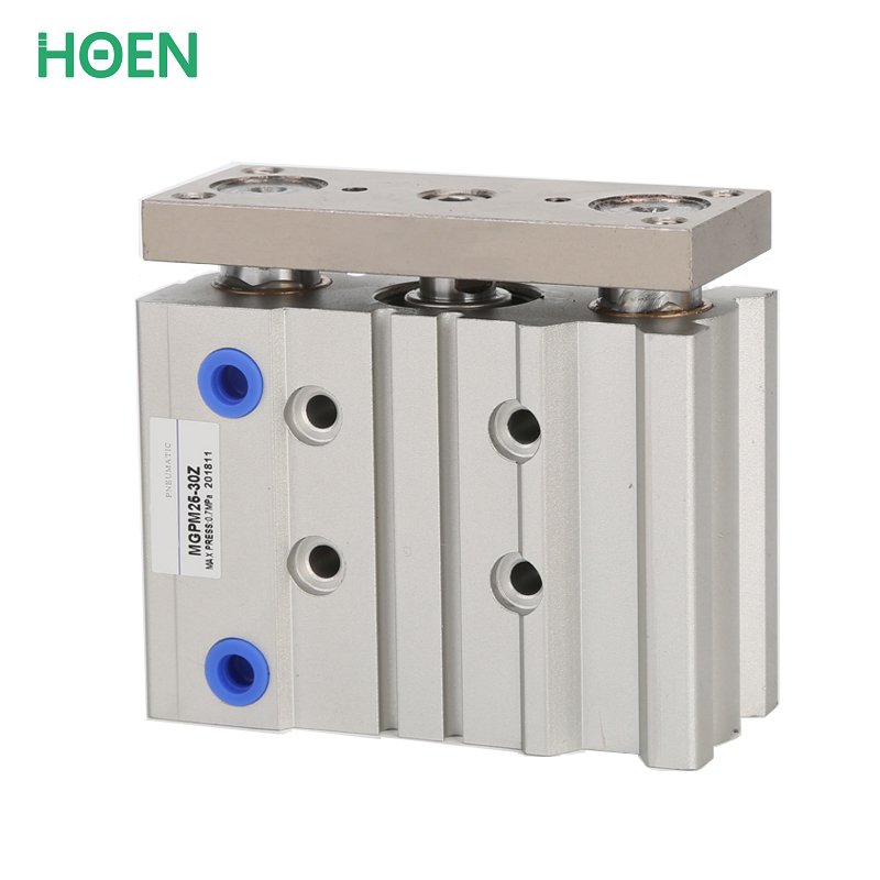 MGPM series Non-rotating Pneumatic Cylinder Three Guide Rod SMC Air Cylinders